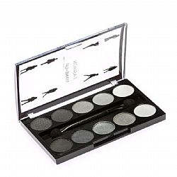FASHION MAKE UP Eyeshadow 10 Studio (No 1 Black) 6gr