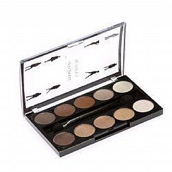 FASHION MAKE UP Eyeshadow 10 Studio (No 2 Brown) 6gr