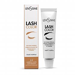LEVISSIME LASH COLOR EYEBROWS + EYELASH COLOR 7-7 LIGHT BROWN 15ml