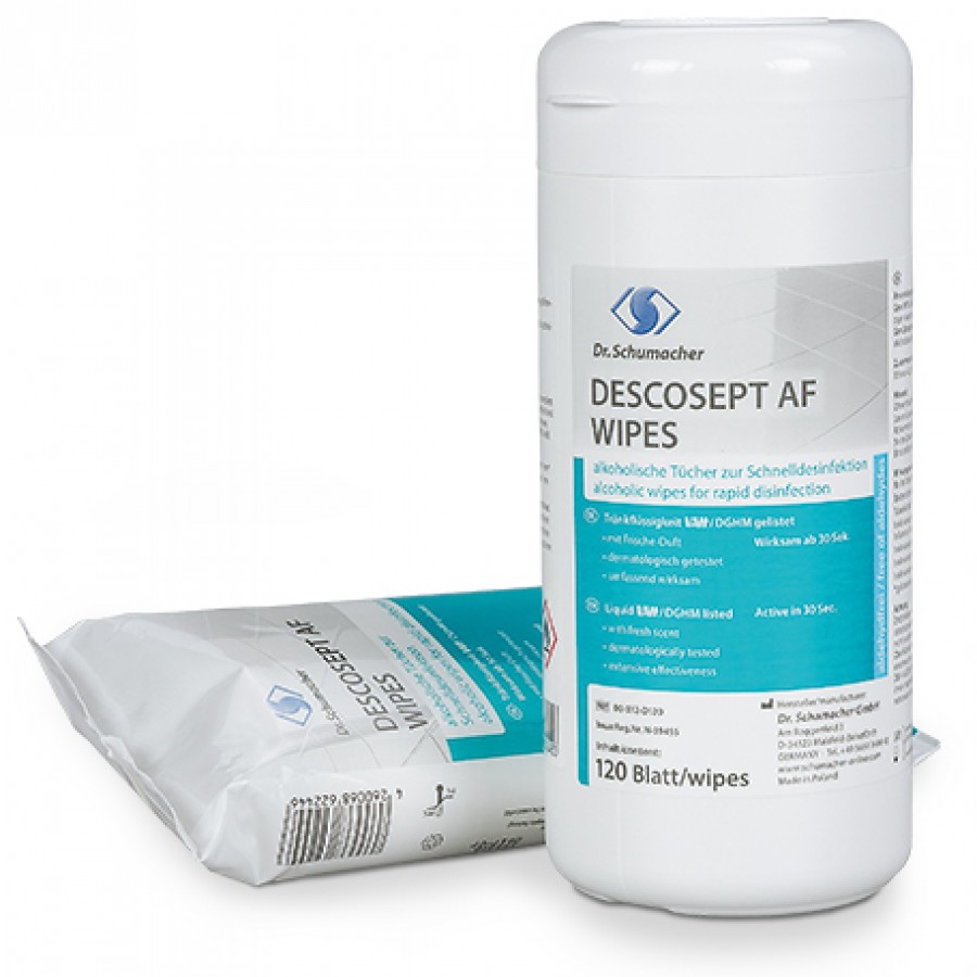 DR. SCHUMACHER GMBH DESCOSEPT AF WIPES 14cm x 20cm - 120τμχ