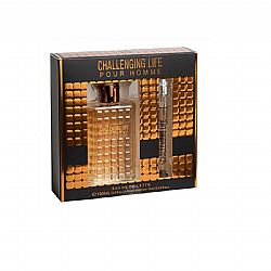 ΣΕΤ CHALLENGING LIFE POUR HOMME EAU DE TOILETTE 100ml + travel atomizer 10ml