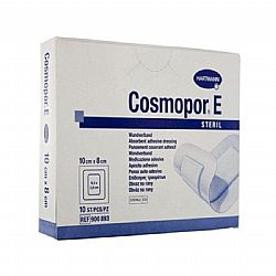 Cosmopor E αυτοκόλλητη αποστειρωμένη γάζα 10x8cm 10τεμ. 