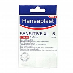 HANSAPLAST ΑΠΟΣΤΕΙΡΩΜΕΝΑ ΑΥΤΟΚΟΛΛΗΤΑ ΕΠΙΘΕΜΑΤΑ SENSITIVE XL 6x7cm 5τεμ