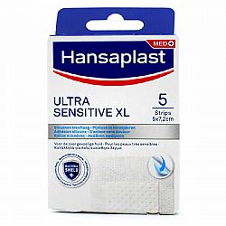 HANSAPLAST ΑΠΟΣΤΕΙΡΩΜΕΝΑ ΑΥΤΟΚΟΛΛΗΤΑ ΕΠΙΘΕΜΑΤΑ ULTRA SENSITIVE XL  5x7,2cm 5τεμ
