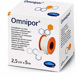 Omnipor ταινίες στερέωσης από λευκό μη υφασμένο υλικό  2,5cmx5m 