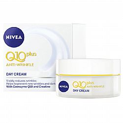 NIVEA Q10 PLUS ANTI-WRINKLE ΑΝΤΙΓΗΡΑΝΤΙΚΗ ΚΡΕΜΑ ΠΡΟΣΩΠΟΥ ΗΜΕΡΑΣ ΜΕ SPF15 ΓΙΑ ΚΑΝΟΝΙΚΕΣ ΕΠΙΔΕΡΜΙΔΕΣ 50ml