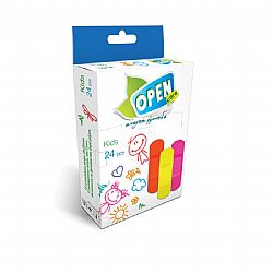 OPEN CARE STRIPS ΑΥΤΟΚΟΛΛΗΤΑ ΕΠΙΘΕΜΑΤΑ KIDS 2 ΔΙΑΦΟΡΕΤΙΚΩΝ ΔΙΑΣΤΑΣΕΩΝ 24τεμ