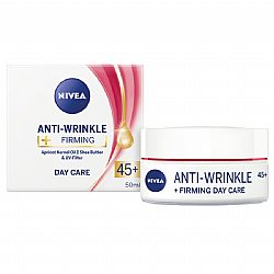 NIVEA ANTI-WRINKLE 45+ ΚΡΕΜΑ ΠΡΟΣΩΠΟΥ ΗΜΕΡΑΣ ΓΙΑ ΣΥΣΦΙΞΗ 50ml