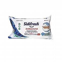 SIDIFRESH ΥΓΡΟΜΑΝΤΗΛΑ ΧΕΡΙΩΝ ΜΕ ΑΝΤΙΒΑΚΤΗΡΙΔΙΑΚΗ ΔΡΑΣΗ 14x70τεμ 