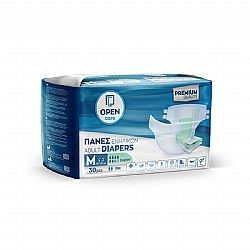 OPEN CARE ΠΑΝΑ ΕΝΗΛΙΚΩΝ NON WOVEN MEDIUM 4x30τεμ
