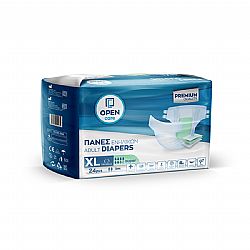 OPEN CARE ΠΑΝΑ ΕΝΗΛΙΚΩΝ NON WOVEN X-LARGE 4x24τεμ