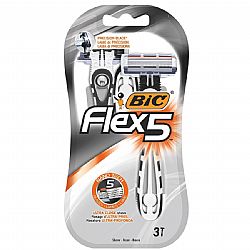 BIC FLEX5 ΞΥΡΑΦΑΚΙΑ ΜΙΑΣ ΧΡΗΣΗΣ ΜΕ 5 ΛΕΠΙΔΕΣ 3τεμ