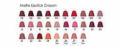 GOLDEN ROSE MATTE LIPSTICK CRAYON No26 3.5g