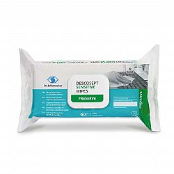 DR. SCHUMACHER GMBH DESCOSEPT SENSITIVE WIPES 20cm x 22cm - 60pcs