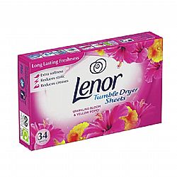 LENOR ΑΡΩΜΑΤΙΚΑ ΜΑΝΤΗΛΑΚΙΑ ΣΤΕΓΝΩΤΗΡΙΟΥ SPARKLING BLOOM & YELLOW POPPY 34τεμ.