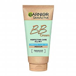 GARNIER BB CREAM HYALURONIC ALOE ALL-in-1 MEDIUM ΕΝΥΔΑΤΙΚΗ ΚΡΕΜΑ ΜΕ ΧΡΩΜΑ ΓΙΑ ΜΕΙΚΤΗ & ΛΙΠΑΡΗ ΕΠΙΔΕΡΜΙΔΑ ΜΕ SPF25 50ml