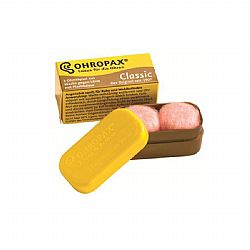 OHROPAX CLASSIC PINK WAX EARMUFFS IN PLASTIC BOX 2pcs