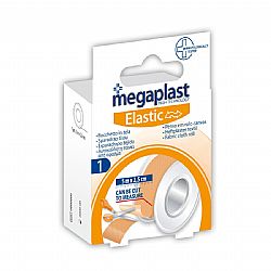 MEGAPLAST ELASTIC ΑΥΤΟΚΟΛΛΗΤΗ ΤΑΙΝΙΑ ΑΠΟ ΥΦΑΣΜΑ 5m x 2,5cm