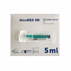 ZARYS DICONEX SN 5ml LUER ΜΕ ΒΕΛΟΝΑ 22G 0.7mm x 30mm 100τεμ.