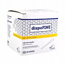 ZARYS DISPOFINE 20G 0.9mm x 25mm (ΚΙΤΡΙΝΟ) 100τεμ.