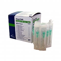 ZARYS DISPOFINE 21G 0.8mm x 25mm (ΠΡΑΣΙΝΟ) 100τεμ.