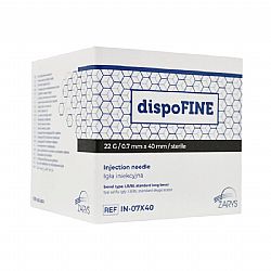ZARYS DISPOFINE 22G 0.7mm x 50mm (ΜΑΥΡΟ) 100τεμ.
