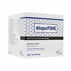 ZARYS DISPOFINE 22G 0.7mm x 40mm (ΜΑΥΡΟ) 100τεμ.