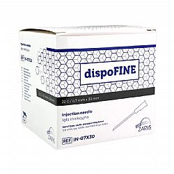 ZARYS DISPOFINE 22G 0.7mm x 25mm (ΜΑΥΡΟ) 100τεμ.