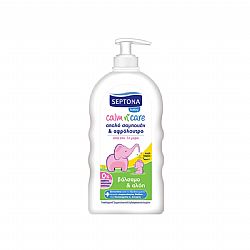 SEPTONA BABY CALM & CARE ΑΠΑΛΟ ΣΑΜΠΟΥΑΝ & ΑΦΡΟΛΟΥΤΡΟ 500ml