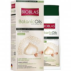 BIOBLAS BOTANIC OILS GARLIC SHAMPOO ΜΕ ΣΚΟΡΔΟ 360ml