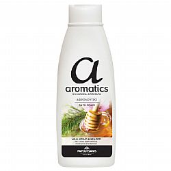 PAPOUTSANIS AROMATICS ΚΡΕΜΩΔΕΣ ΑΦΡΟΛΟΥΤΡΟ ΜΕΛΙ, ΚΡΙΝΟ & ΚΕΔΡΟ 650ml