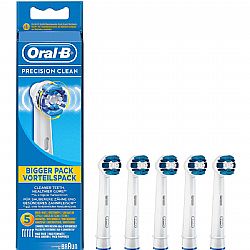 ORAL-B PRECISION CLEAN ELECTRIC REPLACEMENT TOOTHBRUSH HEADS 5pcs