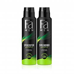 FA MEN SPEEDSTER DEORANT BODY SPRAY 48h ANTI-STAINS 2x150ml