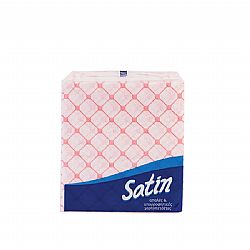 SATIN MAXI NAPKINS RED CARO 28x28cm 50pcs