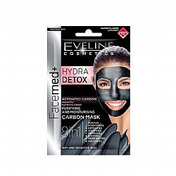 EVELINE COSMETICS HYDRA DEEP DETOX CARBON MASK 8in1 2x5ml