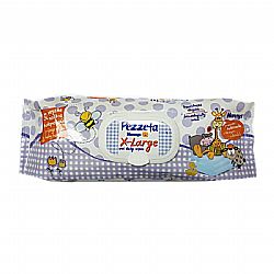 NANNYS PEZZETA X-LARGE ΠΑΙΔΙΚΑ ΜΩΡΟΜΑΝΤΗΛΑ ΜΕ ΚΑΠΑΚΙ 50τεμ