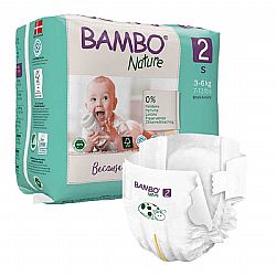 BAMBO NATURE ΠΑΙΔΙΚΕΣ ΠΑΝΕΣ 3-6 Kg SIZE 2 30τεμ