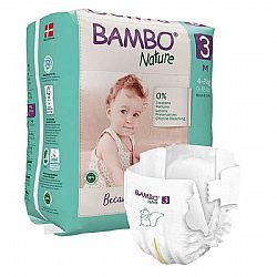 BAMBO NATURE ΠΑΙΔΙΚΕΣ ΠΑΝΕΣ 4-8 Kg SIZE 3 28τεμ