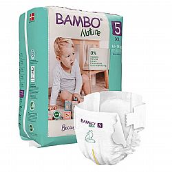 BAMBO NATURE ΠΑΙΔΙΚΕΣ ΠΑΝΕΣ 12-18 Kg SIZE 5 22τεμ