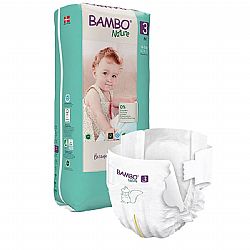 BAMBO NATURE ΠΑΙΔΙΚΕΣ ΠΑΝΕΣ 4-8 Kg SIZE 3 (tall) 52τεμ 
