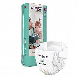 BAMBO NATURE ΠΑΙΔΙΚΕΣ ΠΑΝΕΣ 16+ Kg SIZE 6 (tall) 40τεμ