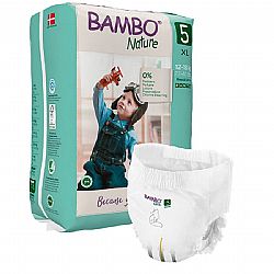 BAMBO NATURE ΠΑΙΔΙΚΕΣ ΠΑΝΕΣ ΒΡΑΚΑΚΙ 12-18 Kg SIZE 5 19τεμ