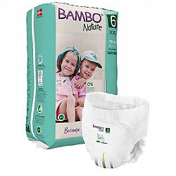 BAMBO NATURE ΠΑΙΔΙΚΕΣ ΠΑΝΕΣ ΒΡΑΚΑΚΙ 18+ Kg SIZE 6 18τεμ