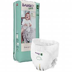 BAMBO NATURE ΠΑΙΔΙΚΕΣ ΠΑΝΕΣ ΒΡΑΚΑΚΙ 7-14 Kg SIZE 4 (tall) 40τεμ