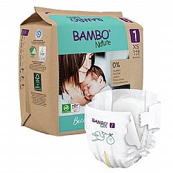 BAMBO NATURE ΠΑΙΔΙΚΕΣ ΠΑΝΕΣ ECO-FRIENDLY SIZE 1 2-4kg 22τεμ
