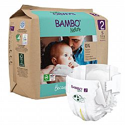 BAMBO NATURE ΠΑΙΔΙΚΕΣ ΠΑΝΕΣ ECO-FRIENDLY SIZE 2 3-6kg 30τεμ