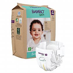 BAMBO NATURE ΠΑΙΔΙΚΕΣ ΠΑΝΕΣ ECO-FRIENDLY SIZE 4 7-14kg 24τεμ