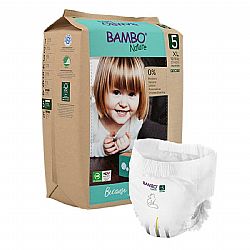 BAMBO NATURE ΠΑΙΔΙΚΕΣ ΠΑΝΕΣ ΒΡΑΚΑΚΙ ECO-FRIENDLY SIZE 5 12-18Kg 19τεμ