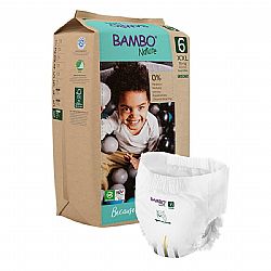 BAMBO NATURE ΠΑΙΔΙΚΕΣ ΠΑΝΕΣ ΒΡΑΚΑΚΙ ECO-FRIENDLY SIZE 6 18+Kg 18τεμ