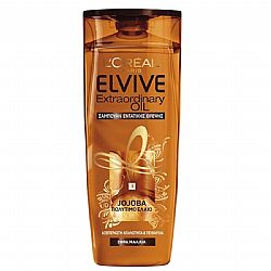 LOREAL PARIS ELVIVE EXTRAORDINARY OIL JOJOBA ΣΑΜΠΟΥΑΝ ΓΙΑ ΑΝΑΔΟΜΗΣΗ & ΘΡΕΨΗ ΓΙΑ ΞΗΡΑ ΜΑΛΛΙΑ 400ml